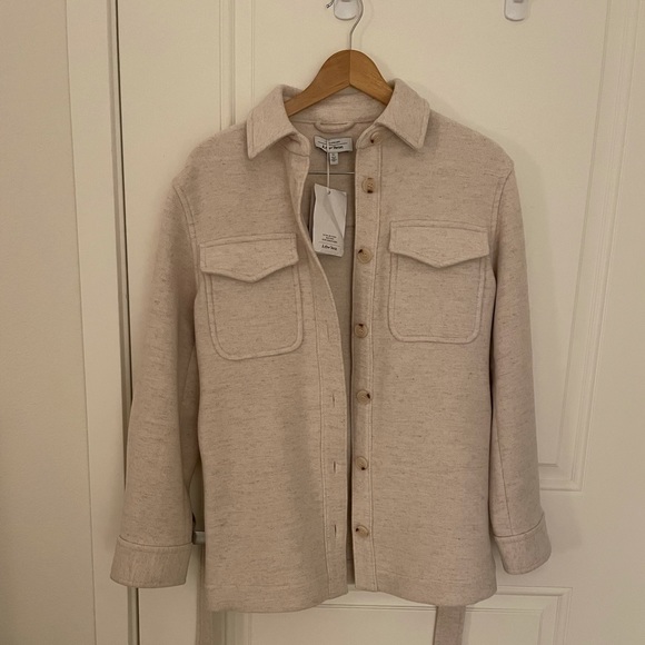 & Other Stories Jackets & Blazers - &other stories beige shirt jacket NWT